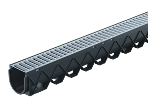 Reln Storm Drain Channel - 125mmx125mmx1m Galvanised Grate