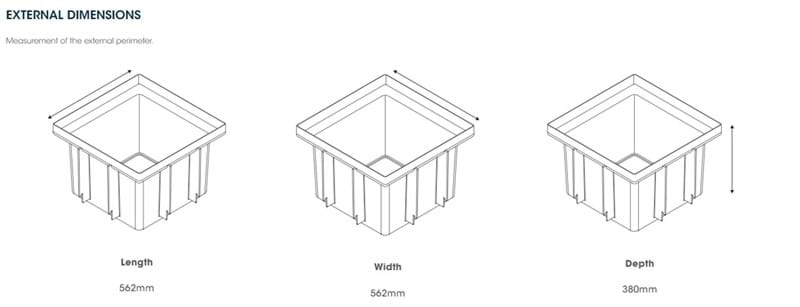 Reln Series 450 Pit Riser - 300mm